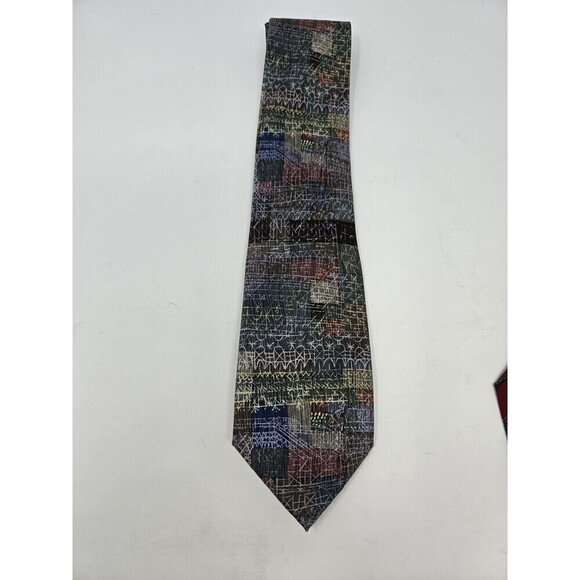 THE METROPOLITAN MUSEUM OF ART LOT OF 3 100% SILK NECKTIES TIE MENSWEAR NEW YORK - Picture 4 of 13